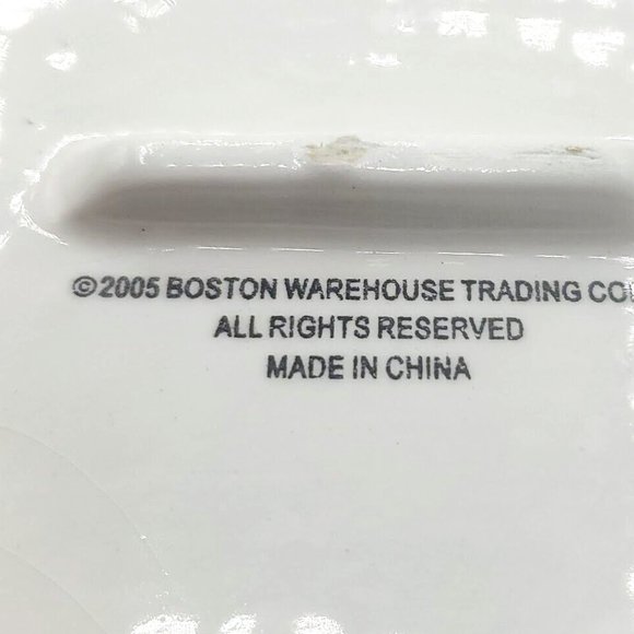 Boston Warehouse Trading Co Serving platter Striped Abstract Design 13" L x 6" w - Picture 9 of 9